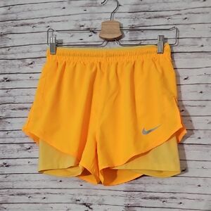 Nike Women's Bright Orange Athletic Shorts